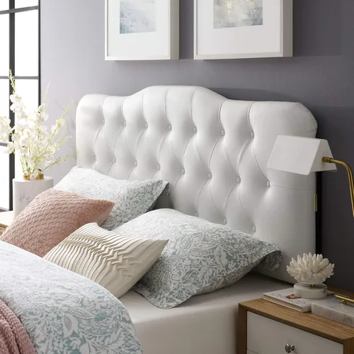 Vista 8 de LexMod Annabel cabecera de cama de vinilo