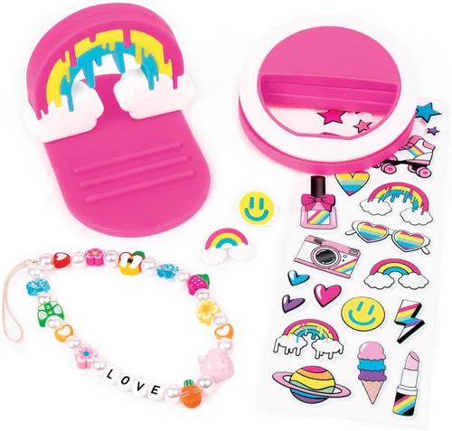 Vista 3 de Make It Real 3C4G: Juego de accesorios tecnológicos, 7 piezas, personaliza tu funda de teléfono, decoraciones de moda de bricolaje, preadolescentes