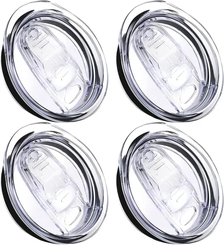 Vista 14 de Tapas de repuesto para vaso de vino de 12 onzas, diámetro interior de 2.8 x 2.8 pulgadas, paquete de 2 fundas deslizantes de silicona a prueba