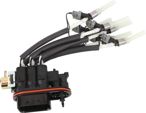 Vista 3 de Inyector Spider de Combustible de 6 Cilindros con Soporte, Kit de Inyector de Combustible Compatible con Chevy GMC Pickup 4.3L Reemplazo #FJ503