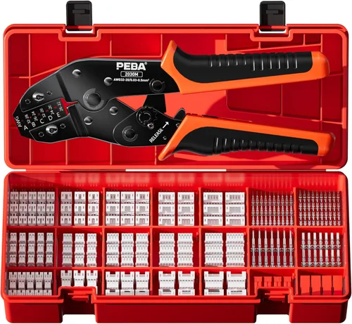 Vista 8 de PEBA JST Engarzador con Ratillo 32-22 AWG para Conectores Micro de 1.0mm/1.25mm/1.5mm/2.0mm de Pitch, Herramienta de Engarzamiento para JST-SH