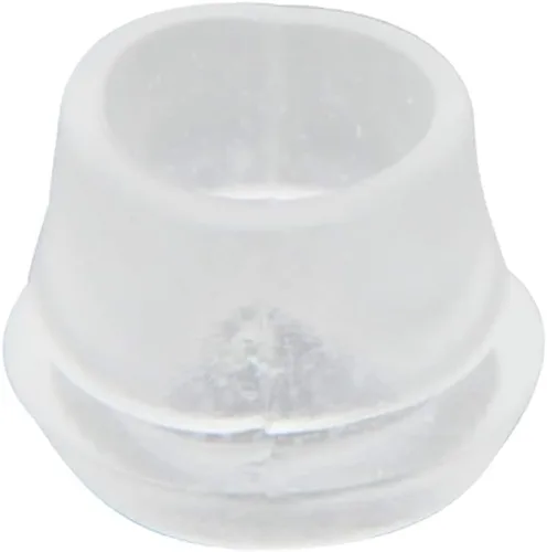 Vista 3 de Fielect 50 ojales de goma de 0.276 in de diámetro interior resistente al aceite arandelas de goma para cables transparentes