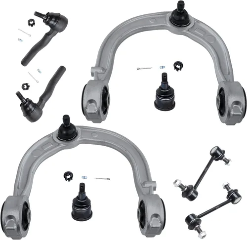 Vista 418 de Detroit Axle - Kit de brazos de control de extremo de 8 piezas para Toyota 2001-2003 Highlander 2002-2003 Camry Lexus ES300, 2 brazos de control