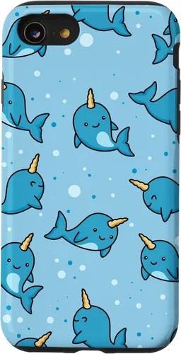 Vista 18 de Narwhal Gift Underwater Unicorn of The Sea Baby Narwhal Case for iPhone 17