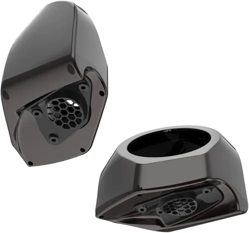Vista 44 de Advanblack Alpine Green Tour Pack - Paquete de altavoces de 6.5 pulgadas, carcasa de audio trasera, color a juego, ajuste Harley King Tour Pack