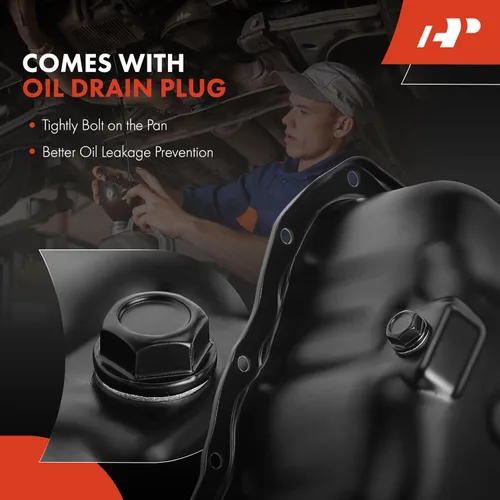 Vista 6 de A-Premium Cárter de aceite de motor con tapón de drenaje compatible con Mazda CX-5 CX5 2013-2016, 3 2014-2018, CX-3 CX3 2016-2021, 2.0L, reemplaza a