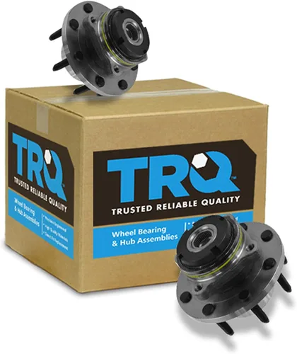Vista 139 de Conjunto de rodamiento de rueda y buje TRQ para parte trasera izquierda y derecha, 2 piezas, compatible con Ford Expedition 2007-2010 y Lincoln