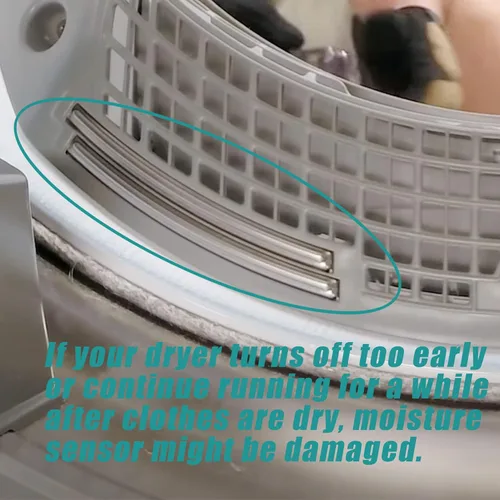 Vista 8 de MEANHDAG W3387223 Placa de barra del sensor de humedad del secador para pieza de repuesto de Whirlpool, 2 PCS