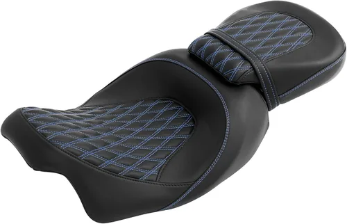 Asiento de Gel para 2 Puestos para Conductor y Pasajero para Harley CVO Touring, Street Glide, Road King, Glide, Electra Glide, 2009-2023