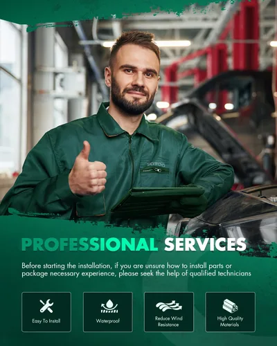 Vista 7 de SCITOO Ventana trasera ABS para 2015-2018 para Hyundai Elantra Alerón Negro Brillante