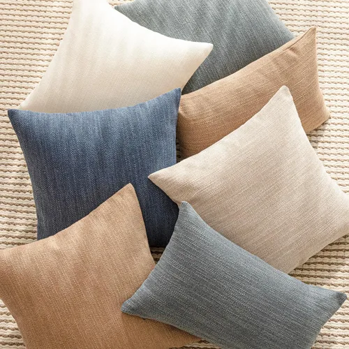 Vista 7 de Foindtower Juego de 2 fundas de almohada decorativas de lino de arpillera con textura, fundas de cojín bohemias de estilo rústico, funda de almohada