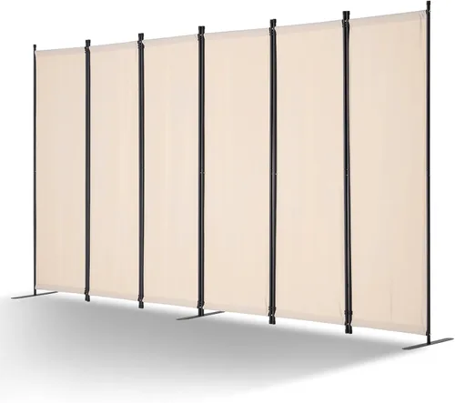 Vista 16 de VEVOR Divisor de habitación de 3 paneles, pantalla plegable de privacidad y divisor de partición portátil para separación de habitaciones