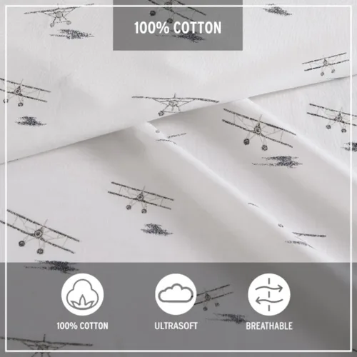 Vista 102 de Eddie Bauer - Juego de sábanas individuales XL, sábanas de percal de algodón, sábanas frescas y crujientes, ideales para dormitorio