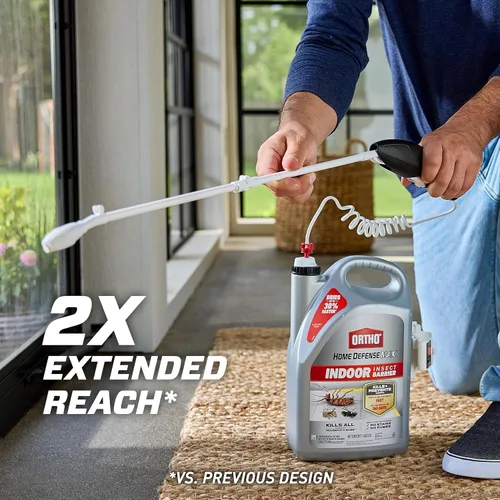 Vista 2 de Ortho Home Defense Max - Barrera de insectos para interiores: Comienza a matar hormigas, cucarachas, arañas, pulgas y garrapatas rápido, 1 gal.