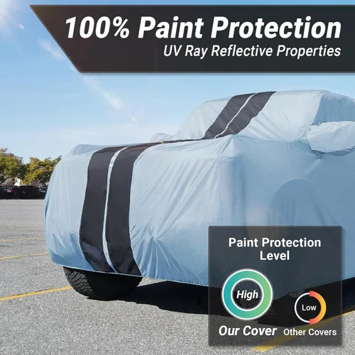Vista 73 de iCarCover Funda de automóvil de alta calidad para Mazda CX-5 2013-2023, impermeable, para todo tipo de clima, lluvia, nieve, UV, protector