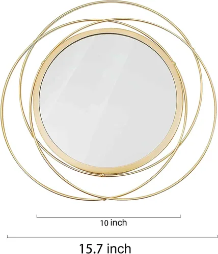 Vista 7 de Juego de 3 espejos redondos Sunburst para decoración de pared Negro