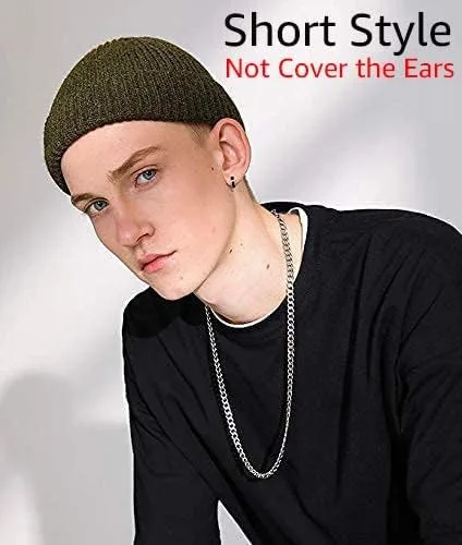 Vista 5 de Ryobens Swag. - Gorro de lana para hombre y mujer, gorro tejido para invierno.