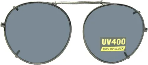 Semi Round Non Polarized Clip-on Sunglasses for Men & Women-Semi Round Shape Clip On Sunglasses For Eyewear