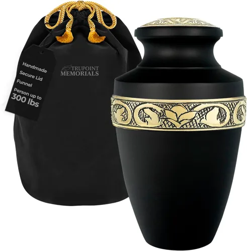Trupoint Memorials Urna Extra Grande para Cenizas de Adultos Hombres o Mujeres de Hasta 300 Libras – Urnas de Cremación para Cenizas Humanas, Urnas