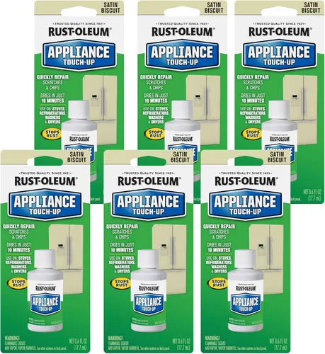 Vista 12 de Botella de líquido especial Appliance Touch Up de Rust-Oleum para reparar desperfectos en electrodomésticos, 6 onzas, 203001 Almendra