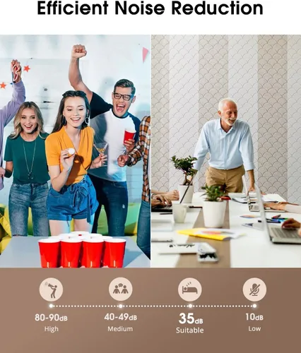 Vista 4 de Paneles acústicos autoadhesivos, paquete de 12 paneles de espuma a prueba de sonido para paredes, paneles de pared insonorizados de alta densidad