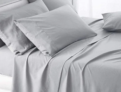 Vista 42 de Sábana bajera ajustable de color burdeos, 1 pieza, con bolsillo extra profundo, se adapta a colchones de 45,7 a 21.2 in en todo elástico de calidad