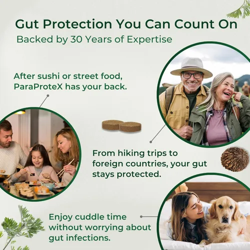 Vista 4 de CaliVita ParaProteX - Fórmula para Protect - para la salud intestinal y desintoxicación natural - Limpieza de hierbas para humanos - con clavo