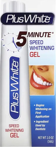 Plus White Gel blanqueador de velocidad de 5 minutos, paquete de 6