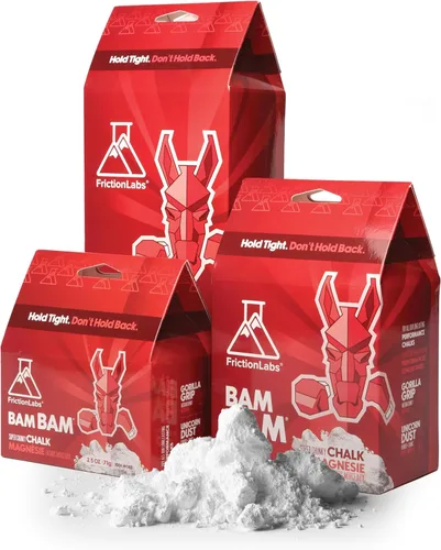 Vista 9 de Friction Labs Tiza suelta premium para escalada de alta performance con agarre superior para bouldering, escalada, levantamiento de pesas y más
