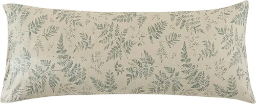 Vista 23 de Ecocott Fundas de almohada 100% algodón natural, tamaño estándar, color verde aguacate, paquete de 2 fundas de almohada con cierre de sobre