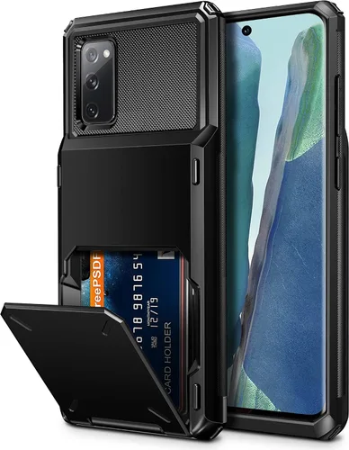 Vista 20 de Vofolen Funda tipo cartera para Galaxy Note 8 con soporte para tarjeta de crédito, bolsillo de 4 ranuras, puerta abatible, antiarañazos, de doble