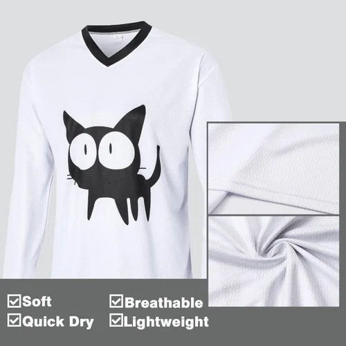 Vista 5 de UGLY FROG Powersports-Jerseys Camisa de descenso para hombre, ropa de verano, gran