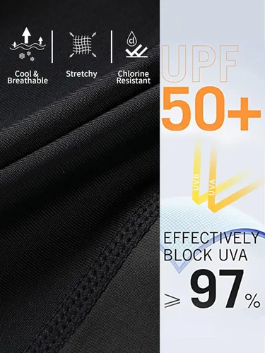 Vista 8 de ATTRACO Pantalones de natación de talle alto - Leggings de natación para mujer