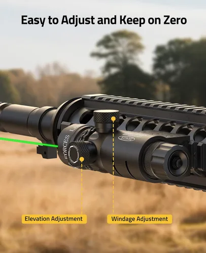 Vista 4 de CVLIFE Laser Sight for Rifle with Picatinny Rail Mount/Barrel Mount, Green Laser for Guns, Low-Profile Laser Sight with Pressure Switch