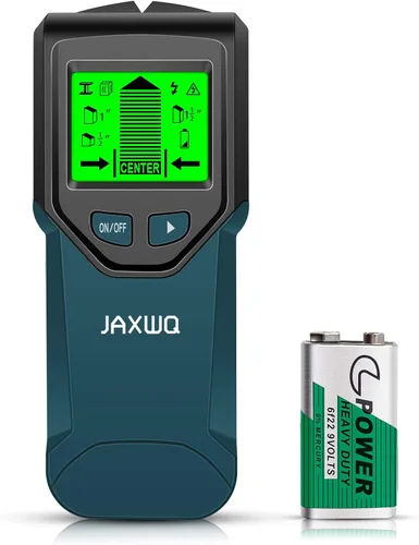 Vista 10 de Escáner de pared con buscador de pernos 5 en 1 con chip inteligente y pantalla LCD HD, detector de vigas para el centro y borde de madera, alambre