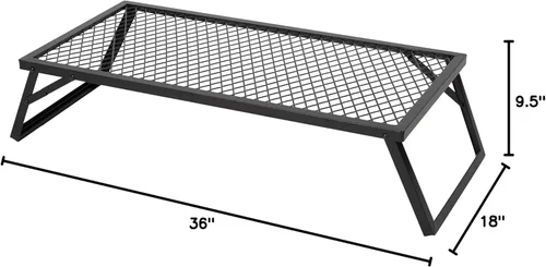Vista 8 de Stansport Parrilla de Campamento Portátil de Acero con Revestimiento en Polvo