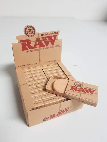 Vista 5 de RAW 18324 Piedra humidificadora de terracota natural Hydrostone - Pantalla de 1.4 in de diámetro - 20, loza de barro