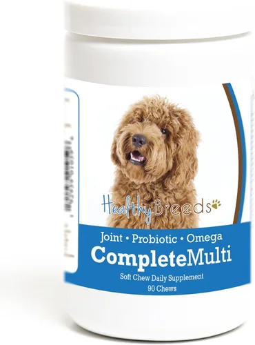Vista 96 de Healthy Breeds Cavalier King Charles Spaniel - Multivitamínico todo en uno, completo con probióticos, glucosamina, condroitina y omegas, 60