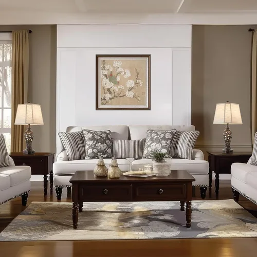 Vista 4 de Juego de 2 lámparas de mesa estilo granja para sala de estar, lámpara rústica vintage para mesita de noche con 2 puertos USB, lámparas de resina