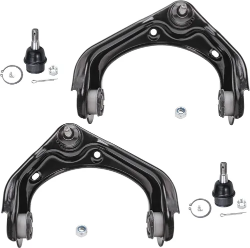 Vista 111 de Detroit Axle - 4 brazos de control traseros para Ford C-Max Focus Mazda 3 5 Volvo C30 C70 S40 V50, 4 brazos de control superior e inferior
