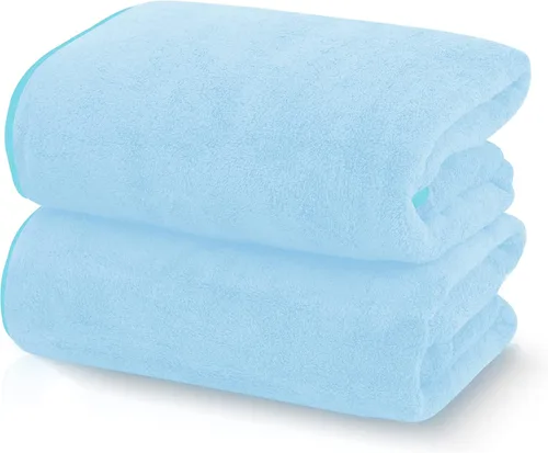 Vista 20 de TENSTARS Juego de 12 paños de alta calidad, secado rápido, terciopelo coral de microfibra suave, altamente absorbente, uso multiusos como baño, spa