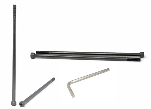 Vista 71 de iexcell - Juego de 100 tornillos de cabeza hexagonal M2 x 4 mm, paso de rosca 0.4 mm, acero de aleación grado 12.9, con acabado de óxido negro