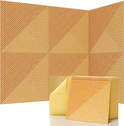 Vista 28 de Paquete de 56 Paneles de Espuma Acústica 1"x12"x12" Paneles de Pared Acústicos de Recuperación Rápida Paneles Reductores de Sonido de Alta
