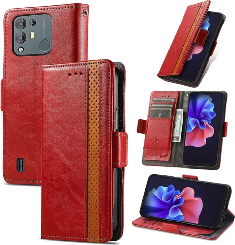 Vista 70 de Funda para Samsung Galaxy Z Fold3 5G, funda para Samsung Galaxy Z Fold 3 5G Funda de piel sintética con ranuras para tarjetas Flip Stand Funda Negro