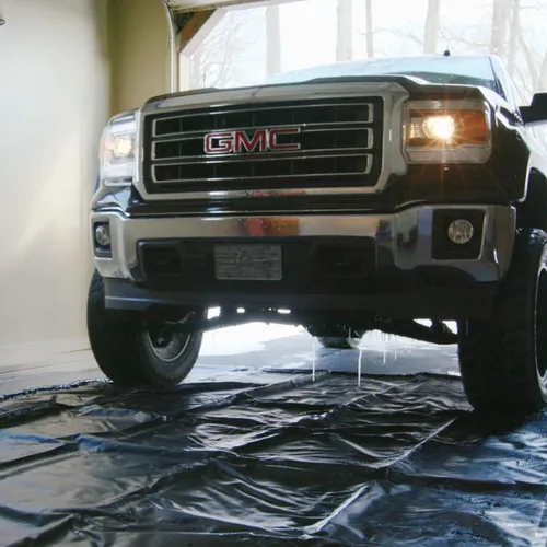 Vista 2 de AutoFloorGuard Alfombrilla de contención para garaje de alta resistencia para vehículos extra grandes, 8’6″x22′