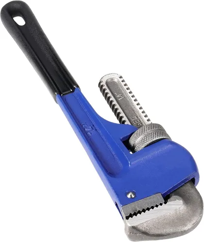 Vista 6 de JOIKIT Juego de 4 llaves de tubería de 8, 10, 14, 18 pulgadas, juego de llaves de plomería ajustables de hierro fundido tratado térmicamente