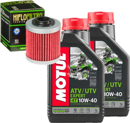 Oil And Filter Change Kit For Can-Am 2015 DS 450 XXC Technosynthese 10W-40