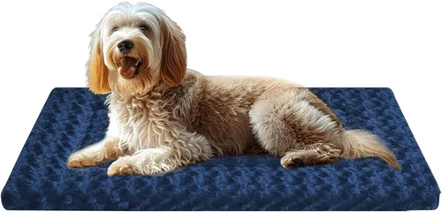 Vista 49 de Tapete cama para perro, almohadilla reversible para jaula y linda cama para perros - Alfombrilla lavable a máquina para perrera con ultra suave