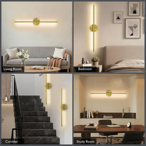 Vista 6 de TONYFUL Juego de 2 apliques de pared con pilas, lámpara de pared recargable con bombillas regulables de 6000 mAh y control remoto, luces LED