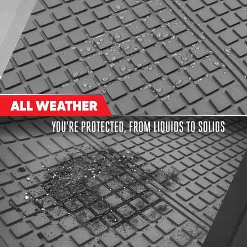 Vista 25 de Motor Trend FlexTough - Tapete de carga trasero, recortable, de alta resistencia para maletero, forro universal de carga trasera, flexible, tapetes